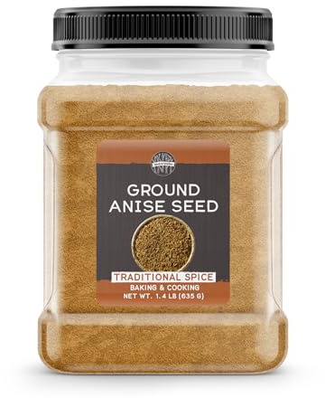 Birch & Meadow 1.4 lb of Ground Anise Seed, Sweet & Savory Spice, Baking & Cooking
