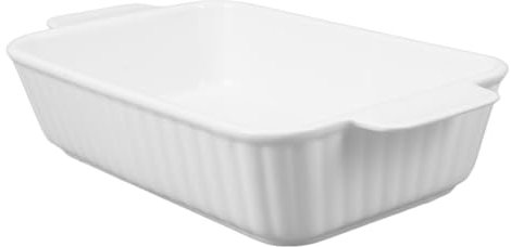 MAGICLULU Fuente Para Horno Cerámica Con Asas Dobles Plato De Cerámica Para Ensaladas Sartén De Utensilios De Cocina