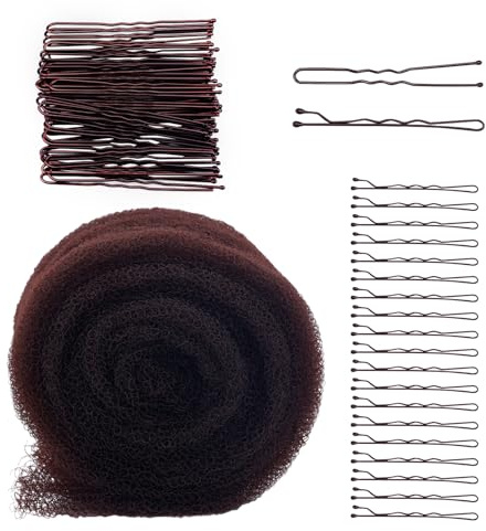 Hair Sponge for Updo, 4.92ft Long Hair Padding Updos Hairs Filler Bun Maker Bumps Volume Insert Styling Tool for Women Men Instant Buns & Voluminous Updos (Brown)