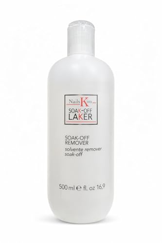 XANITALIA Solvente Remover Soak Off, Liquido per Rimozione Smalto Semipermanente, 500ml