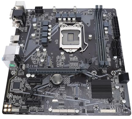 Cuifati B560M – 02V Motherboard LGA 1200, Unterstützt 10. 11. Generation I9 I5 I7 I3, Micro ATX DDR4 3200 MHz, PCIe 4.0, SATA 6 Gbit/s, Dual M.2, USB 3.2 Gen1 Motherboard