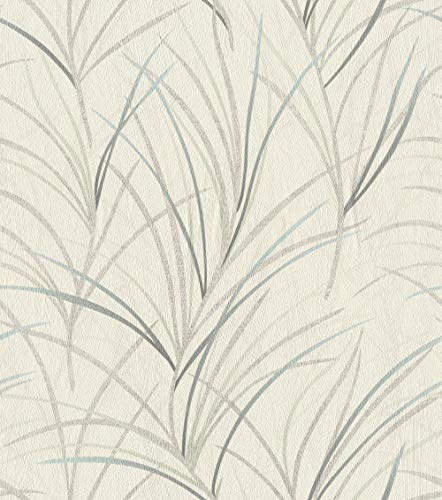 Rasch tapeter (Botanical) blå 10,05 m x 0,53 m #ROCKNROLLE 540659 fleecetapet