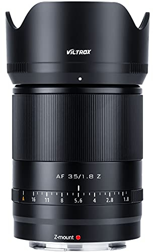 VILTROX AF 35mm F1.8 Z Lens Full Frame Prime Auto focus Portrait Lens for Nikon Z mount Cameras Z fc Z7 II Z6 II Z5 Z6 Z7 Z50