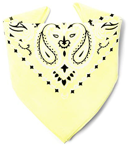 ... Karl Loven bandana, överlägsen tjocklek - Hållbar bomull - 20 exklusiva färger - Paisleymönster, one size