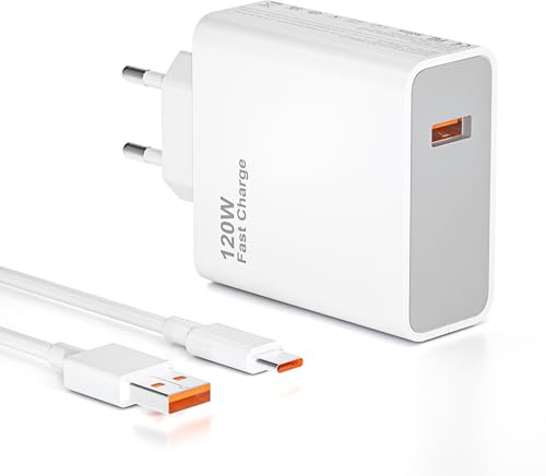Caricabatteria 120W USB C per Xiaomi 14T Pro 5G 15 Ultra 14T 13T 12T 11