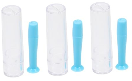 BELLIFFY Extractores De Succión De Lentes 3 Piezas Palo De Silicona Antideslizante Herramienta De Extracción Portátil Para Lentes Duras Uso Diario y Viajes De Contacto