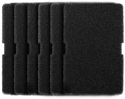 6 x Filtro para Secadora Beko, Filtro de Esponja para Secadora de condensación y Bomba de Calor, Filtro de Espuma para Secadora 2964840100, 240 x 155 x 10 mm