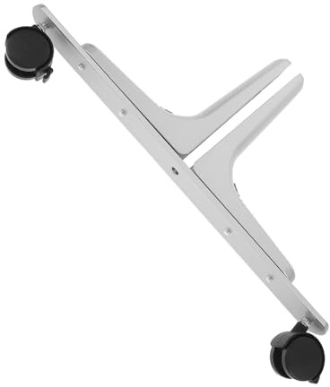Abaodam Socle D'écran Mobile en Alliage D'aluminium Roues Amovibles, Support Stable pour Cloison de Séparation, Adapté la Maison et Salle de Bain