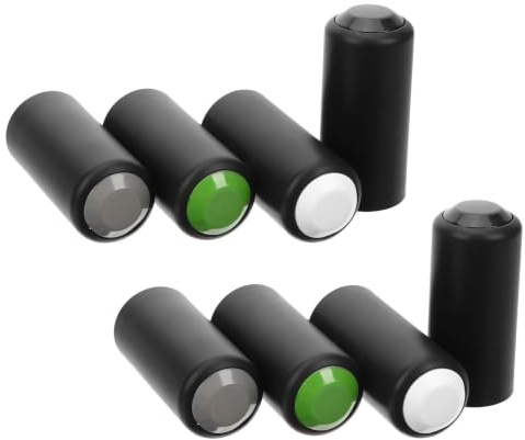 IMUSINICE 8 St Trådlösa Mikrofonbatterilock med Halkfri Stötsäker Design för Professionella Handhållna Mikrofoner Snabbmontering och Skydd mot Fall vid Livespelningar och Repetition