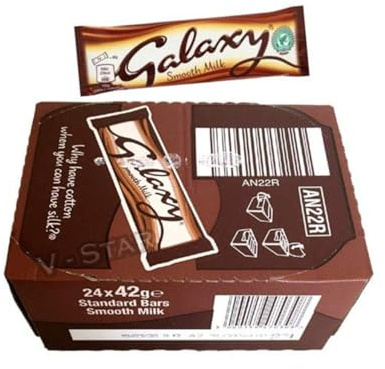 Galaxy Milk Chocolate Bar - Pack of 24 x 42G