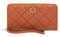 GUESS Portemonnaie mit Zip-Around-Reißverschlu, braun(cognac), Gr. One Size