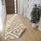 NORTHRUGS Malta In- & Outdoor Wendeteppich - Flachgewebe, Geometrisches Design, ÖKO-TEX, Wetterfest & UV-beständig für Balkon, Terrasse, Garten - Ocker, 80x350cm