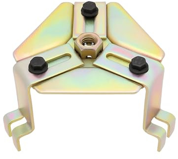 EMSea Llave para Tanque de Combustible de Automóvil con Rango de Apertura de 130-180mm Herramienta de Extracción de Filtro de Aceite Ajustable de 3 Mordazas para Automóviles Camiones Tractores