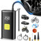 Journeyside Compresseur à Air Portatif, Compresseur à Air Portatif sans Fil 150PSI DC 12V, Pompe a Velo Electrique avec Lumière LED, Gonfleur Pneus Voiture pour Voiture/Moto/Bicyclette