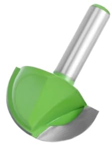 Fraise à bout sphérique à tige de 8 mm, 1 pièce, fraise à bout rond, fraise CNC, boîte à noyau rayonné, fraise en carbure monobloc, outils(8X6mm)