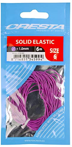Cresta SOLID Elastic (Gummi) 1,00mm/ 6m Purple Gummizug