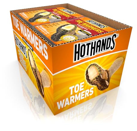 HotHands Toe Warmers - Long Lasting, Odorless, Air Activated - Up to 8 Hours of Heat - 20 Pair