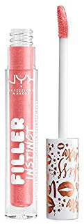 NYX Professional Makeup Filler Instinct Plumping Polish, Shimmery Lip Gloss, Hydrating & Conditioning, Vegan Formula, 2.5 ml, Shade: Sparkling Please