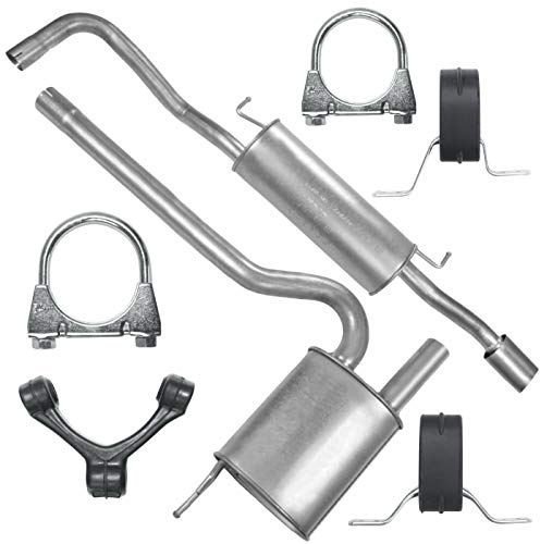 Adamot Auspuffanlage Schalldämpferset Auspuff für A4 B5 1.6