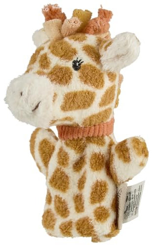 Sterntaler Fingerpuppe Giraffe Kaya - weiches Fingerspielzeug für Kinder - zum Erzählen, Kuscheln & Sprachförderung – Perfekter, Kleiner Spielkamerad & Geschenkidee – ideal unterwegs, Goldbraun