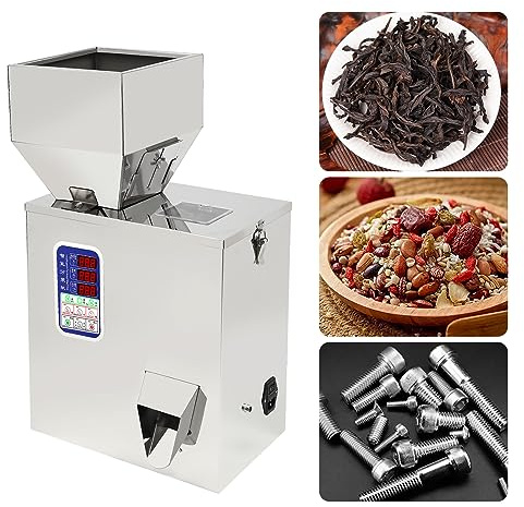 Particle&Powder Dispenser Machine,Multifunction Filling Automatic Dispenser Packing Machine with 3 Speed,1-200g Particle Subpackage Machine for Coffee,Milk Weighting and Filling (1-200g)