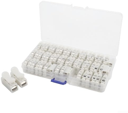 55 morsettiere CH2 a connessione rapida per applicazioni elettriche da 220 V 6 A, comprese connessioni ramificate e parallele in progetti automobilistici e fai da te