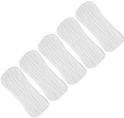 WEKADRIN 5pièces Couches Lavables Coton Nés Doublures Absorbantes Réutilisables Protection Garçon Fille Garçon