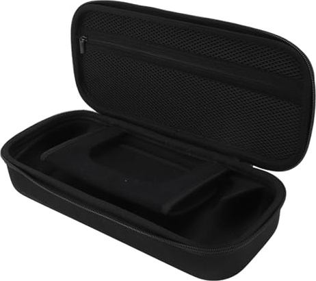 Generic Skyddsväska med Hårt Skal med Vikbart Stativ för Portal Remote Player, Reseförvaringsväska för Ultimat Skydd, Svart Nylon EVA, 13,19 X 8,27 X 3,15 Tum