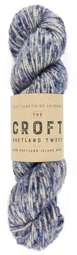 The Croft- 100 % Shetland Tweed Aran 100 g Hank (Boddam 756)