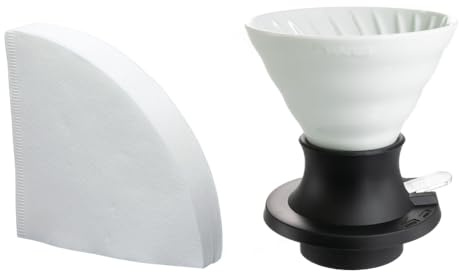 Hario V60 Ceramic Immersion Dripper Switch, 200ml White