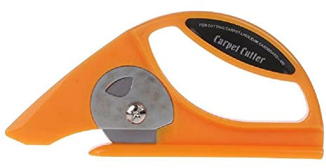 Zghhc Coupe-Papier Multifonction pour Papier Peint, Tapis, Cuir, Linoléum, Carton, Couteau Utilitaire, Outil De Coupe avec Lame De Remplacement, 1 Pièce