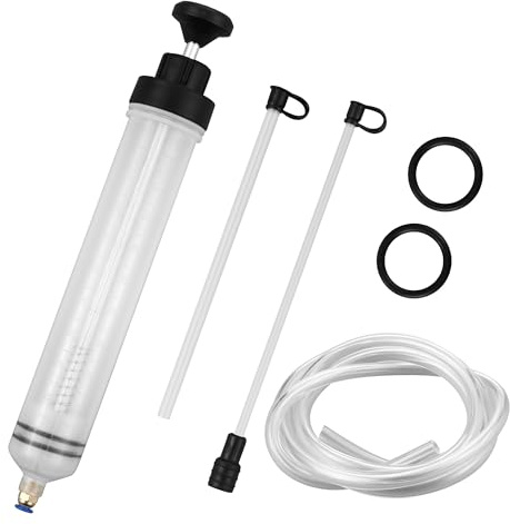 500ml Seringue a Huile, Aspiration Seringue,pour Huiles Diverses Pompes d'aspiration et de Remplissage pour Toutes Sortes d'huiles, Liquides de Frein, Liquides de Refroidissement