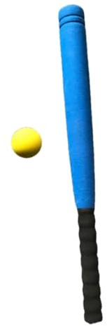 OFFSCH Conjunto de Béisbol para Bate y Pelota de EVA Juguete Seguro y Duradero para Mejorar Habilidades de Bateo y Coordinación para Niñas Pequeños Azul