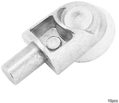 Soporte de ángulo y soporte de estante de vidrio para gabinetes de cocina y herrajes para muebles, soporte de tablero de capa de metal y plástico para estanterías y unidades