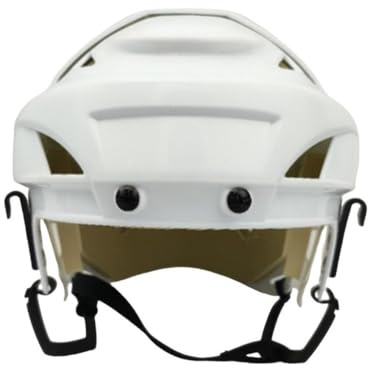 Qraatosi Hockey Helmet Men Women Adjustable Gear EVA Lining Polycarbonate Shell Impact Foam Suitable for Skating Sports, M without Cage