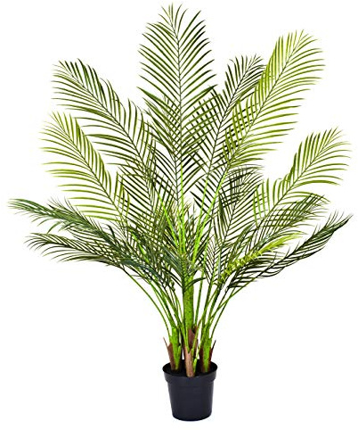 GreenBrokers Palma Artificiale da 150 cm Alta qualità, Pianta in Vaso, 150cm