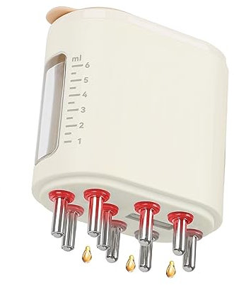 Elektrisches Kopfhaut MassagebüRste und Applikator Flasche Haare 2-In-1,CEIEVER Elektrisches Kopfhautmassagegerät Kopfmassage BüRste für Haarbehandlung,Medizin,äTherisches öLserum