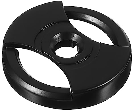 HOMOCONO Adaptateur pour Platine Disque 45 Tours en Plastique Noir, Accessoire Solide et Pratique pour Tourne-Disque Vinyle