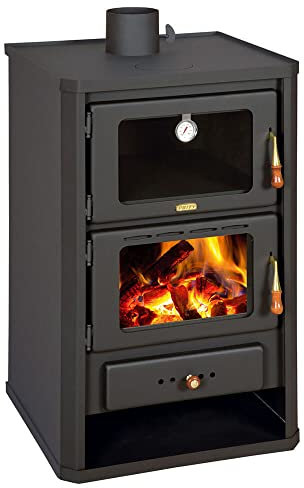 Poêle à bois avec four Prity 14 kW