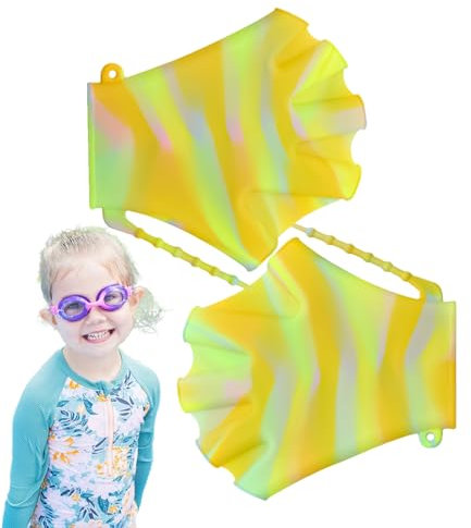 Schwimmhandschuhe mit Webbed-Motiv, weiche Schwimmhandschuhe für Damen, wasserdicht, Silikon, Trainingsgerät für Schwimmbad, Aquarium, Workout, Fitness, Sport