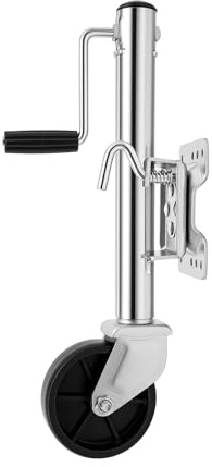 TFGXUE Ruota di supporto per rimorchio | ruote di supporto 540 kg | altezza regolabile da 55 a 84,4 cm | Supporti per rimorchi auto