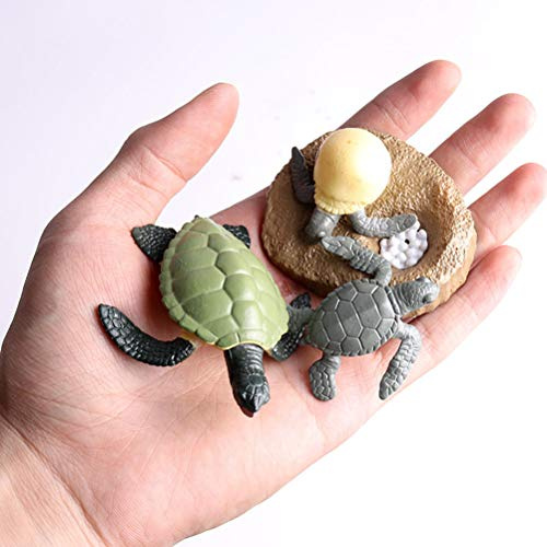 Set di Giocattoli per Bambole con Action Figure in PVC per Bambini, Impara la Conoscenza degli Animali Mentre Giochi, Perfetto per Giochi di Ruolo in età Prescolare, Materiale Sicuro e (GREEN)