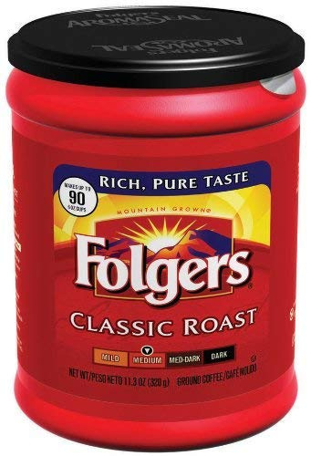 Folgers Classic Roast Medium Ground Coffee 320g