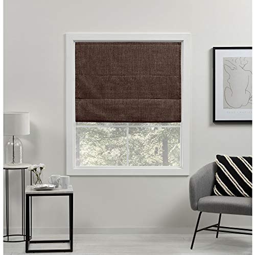 Exclusive Home Curtains Total Blackout - Tenda a pacchetto in poliestere, color cioccolato, 68,6 x 162,6 cm (larghezza x altezza)