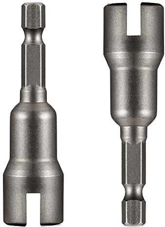 2 PCS Nut Driver Wing Nut Driver Drill Bit Socket Wrenches Tools Set Wing Nut Spanner for Panel Nuts Screws