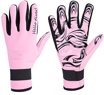 Guantes de Agua, Guantes de Buceo de Neopreno, Guantes de Natación Cálidos de 2 Mm Guantes de Neopreno de Cinco Dedos para Buceo, Kayak, Surf, Invierno, Piragüismo, Kayak Y Sportactivityglove Buceo
