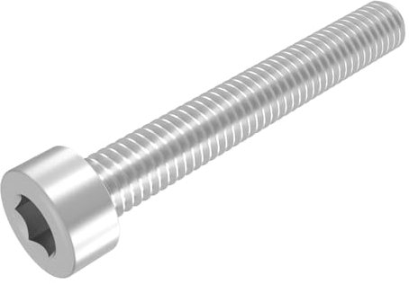 SECCARO Zylinderschraube M10 x 70 mm, Edelstahl V2A VA A2, DIN 912 / ISO 4762, Innensechskant, Vollgewinde, 20 Stück