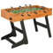 ZEYUAN Klappbarer Kickertisch 121 x 61 x 80 cm Hellbraun Tischkicker, Tischfussball, Tischkicker Bälle, Tischkicker Erwachsene, Spieltisch