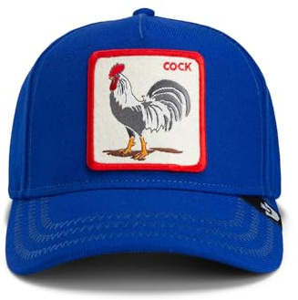 Goorin Bros. Gorra de camionero de la colección All Over Wool para hombre y mujer, Azul (Rooster Field 100), talla única