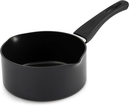 Induction Base Saucepan Nonstick Sauce Pot for Induction, Gas and Electric Hobs, Non Stick Milk pan with Pour Spout (14cm)